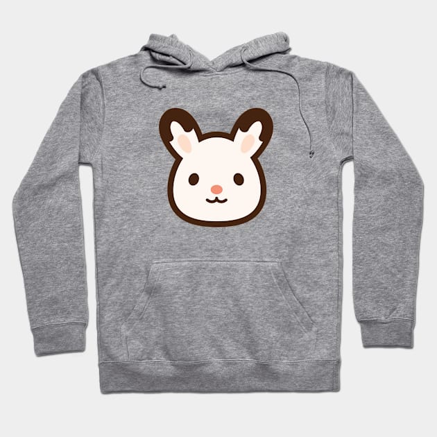 White rabbit Hoodie by lucky-artisan